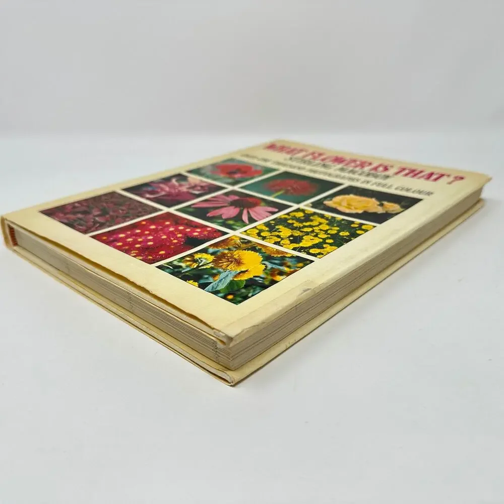 What Flower Is That? Stirling Macoboy 1973 Hardcover Photography Flower ID Book